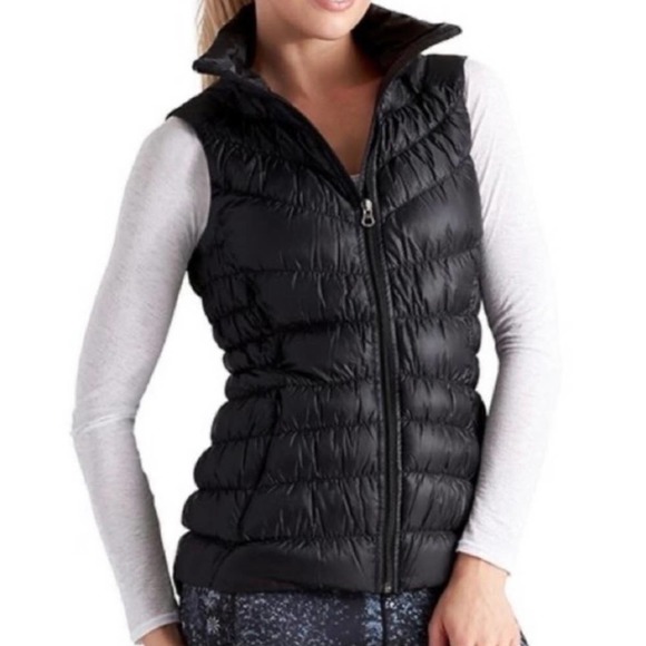 Athleta Jackets & Coats Athleta Womens Downalicious Vest Xs Black